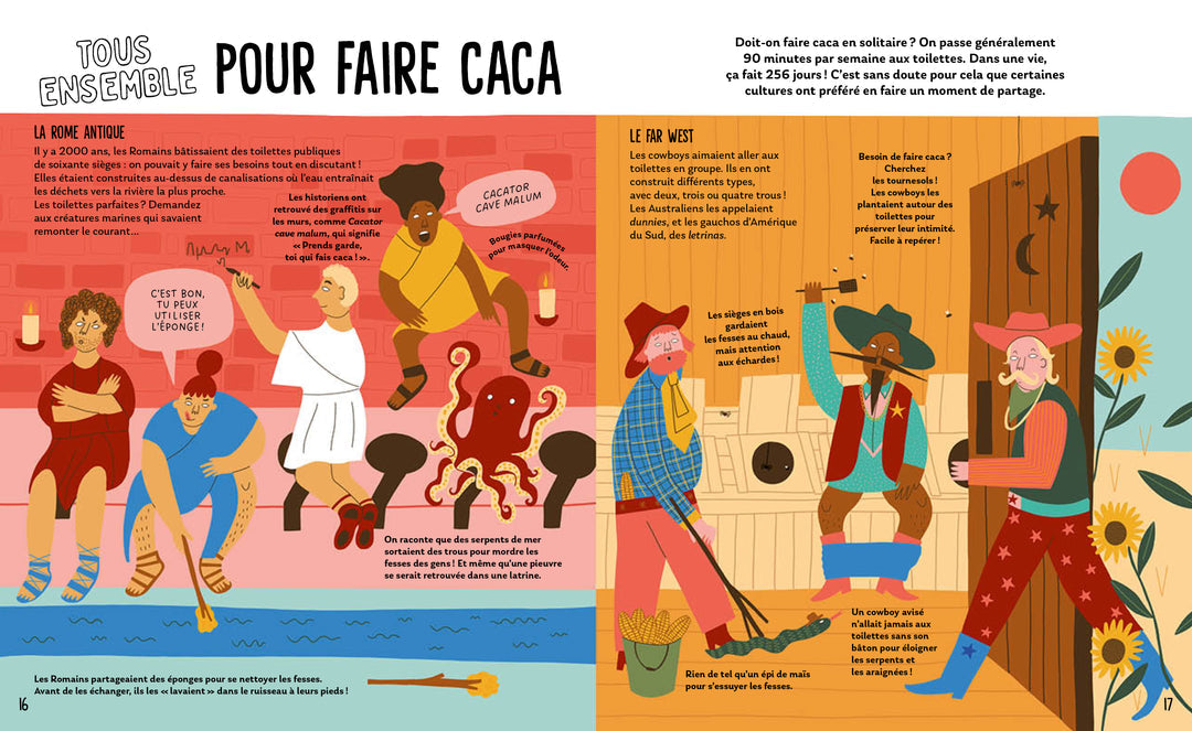 La puante histoire des toilettes.