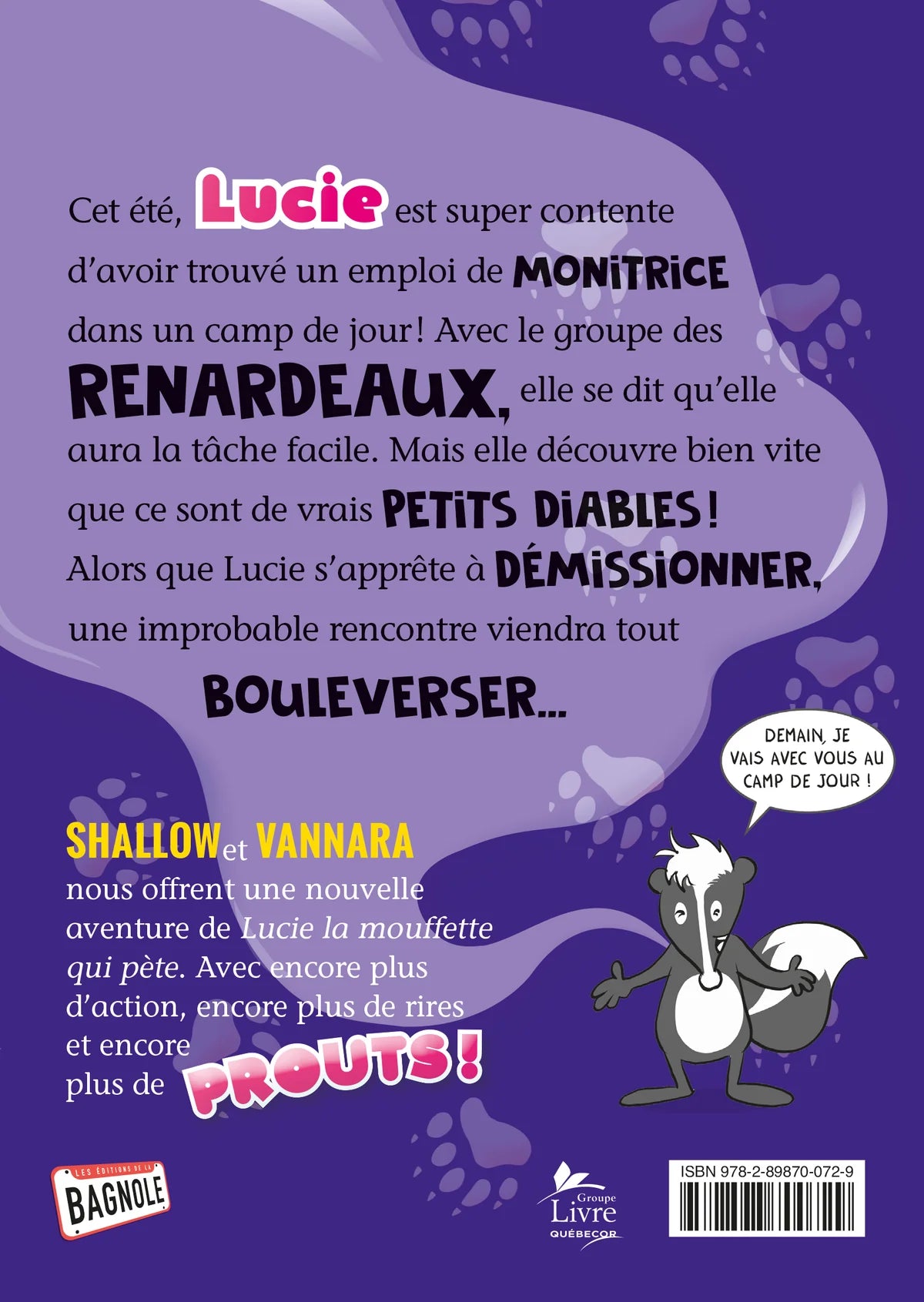 Lucie la mouffette qui pète T.13 : Lucie la mouffette qui pète et les renardeaux rigolos