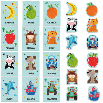 Flashcard Montessori (version français)