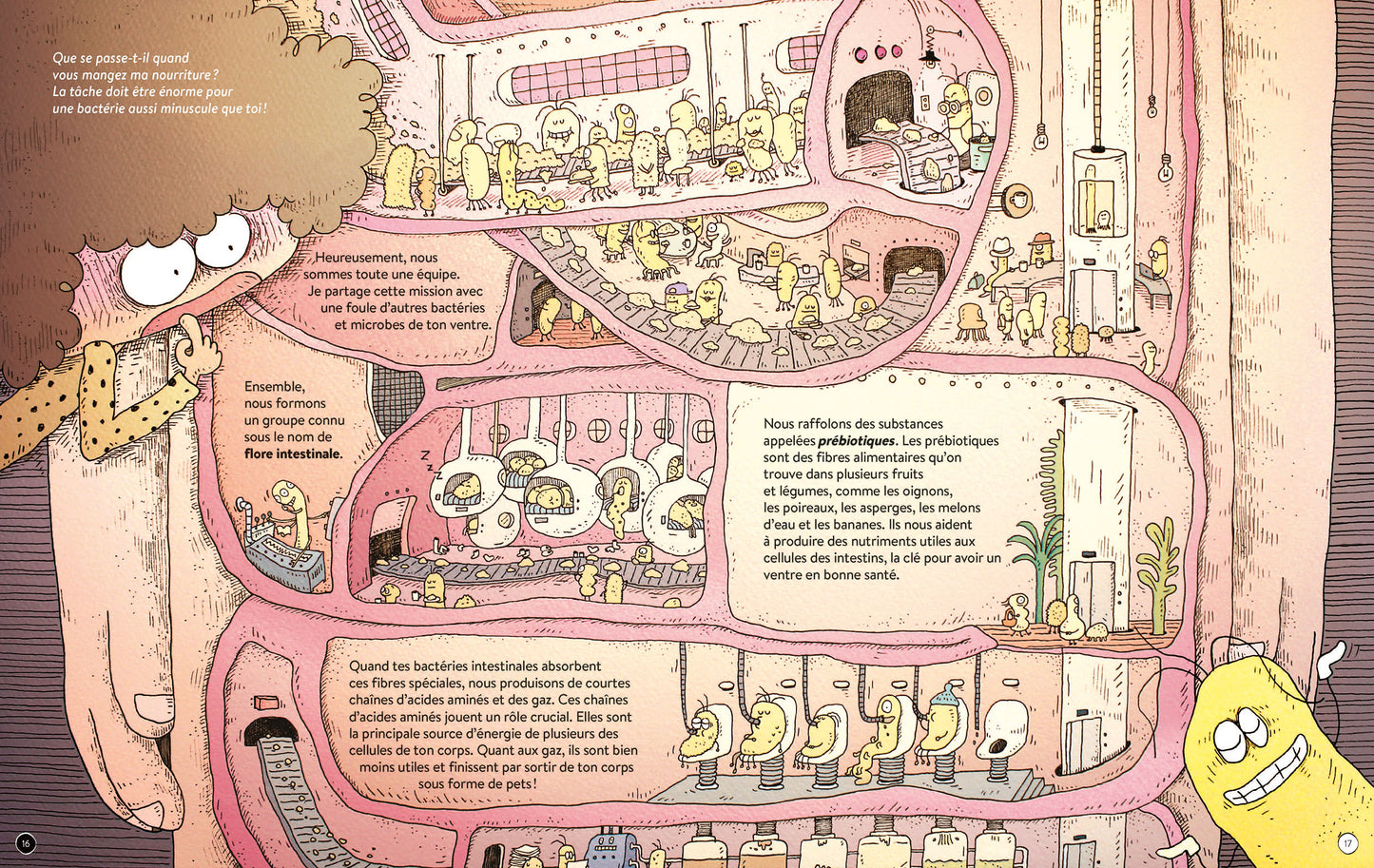 L'hôtel des microbes : Une visite guidée de ton corps.